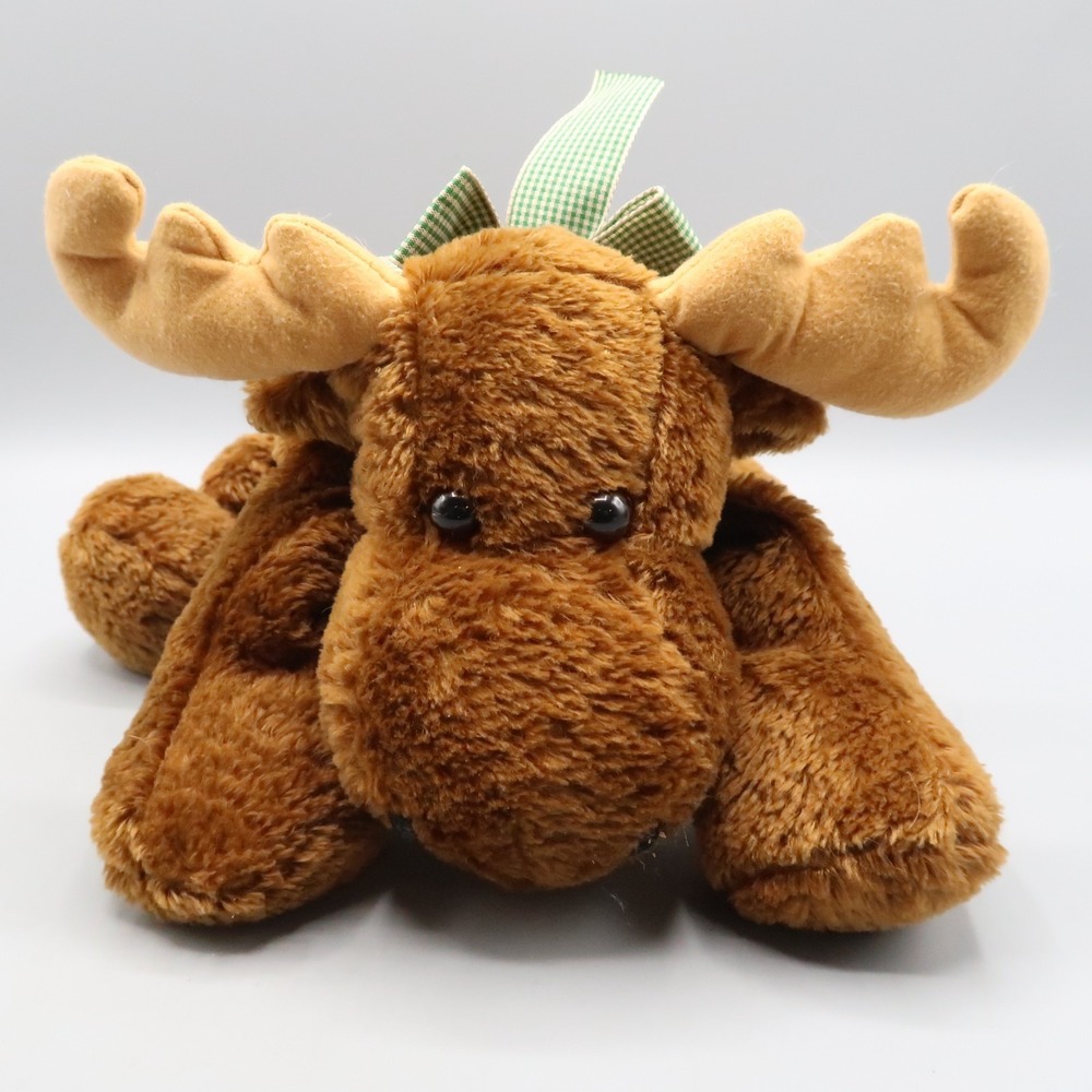 Mary Meyer 10" Flip Flop Plush Milty Moose Floppy Brown Soft Stuffed Animal